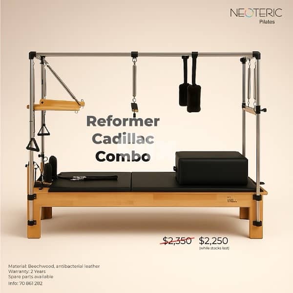 Pilates Reformer Cadillac Combo 0