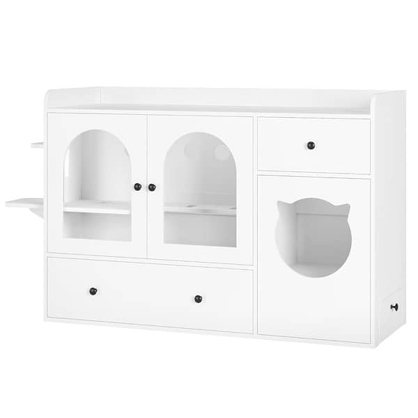 HOMFA CAT LITTER BOX FURNITURE 0