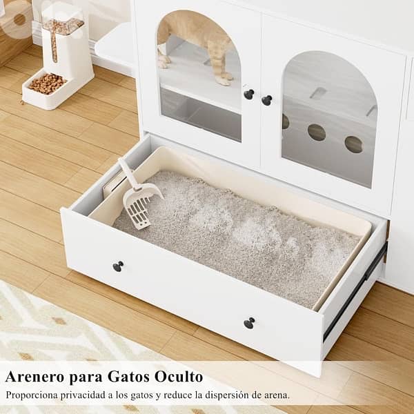 HOMFA CAT LITTER BOX FURNITURE 3