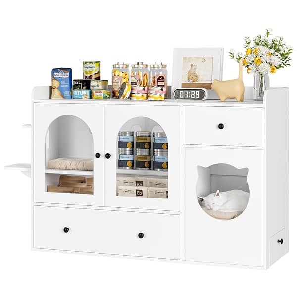 HOMFA CAT LITTER BOX FURNITURE 6