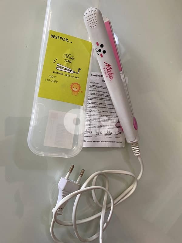 mini portabale hair straightener 2