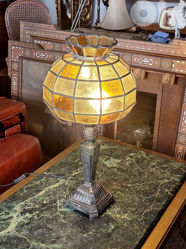 italian colored glass lamp 3