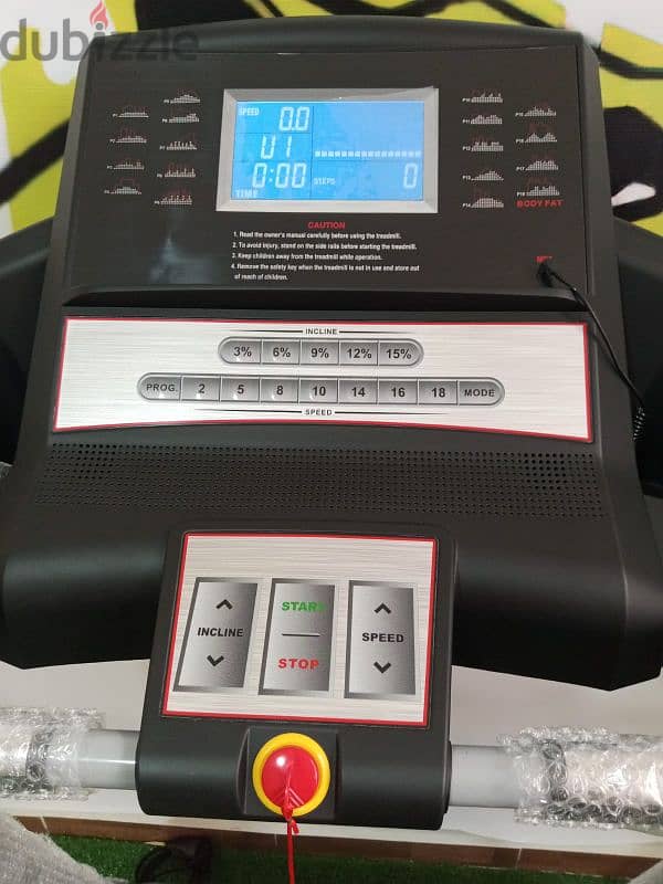 very good quality treadmill 4hp automatic inclinen 2