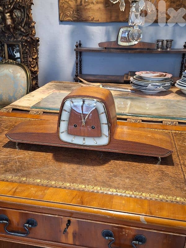 art deco antique mantel clock 0