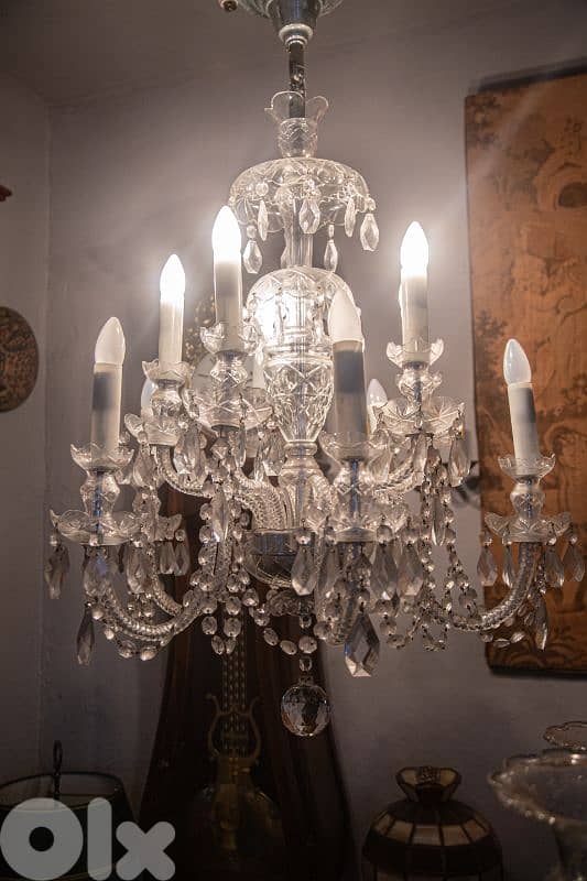 large marie antoinette czech crystal chandelier 0