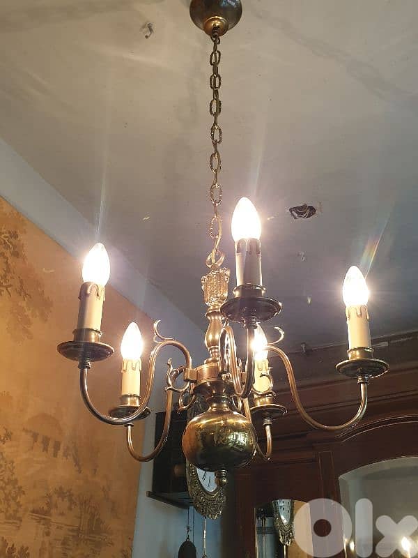 antique bronze chandelier 3