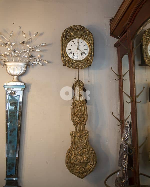 bronze wall clock 0