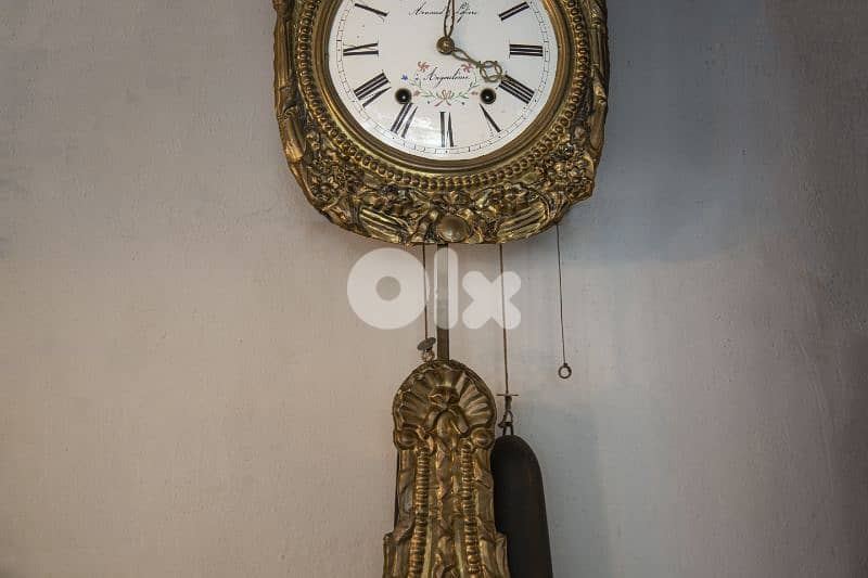 bronze wall clock 2