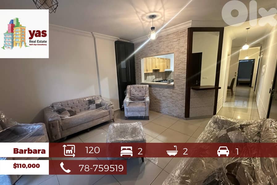 Barbara 120m2 | Furnished | Decorated | Prime Location | PA | 0