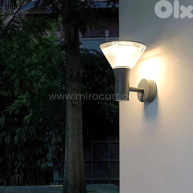 Modern Outdoor Wall Light – Warm Garden Glow & Waterproof Aluminum 6