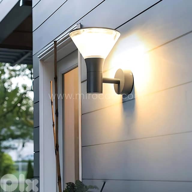 Modern Outdoor Wall Light – Warm Garden Glow & Waterproof Aluminum 7