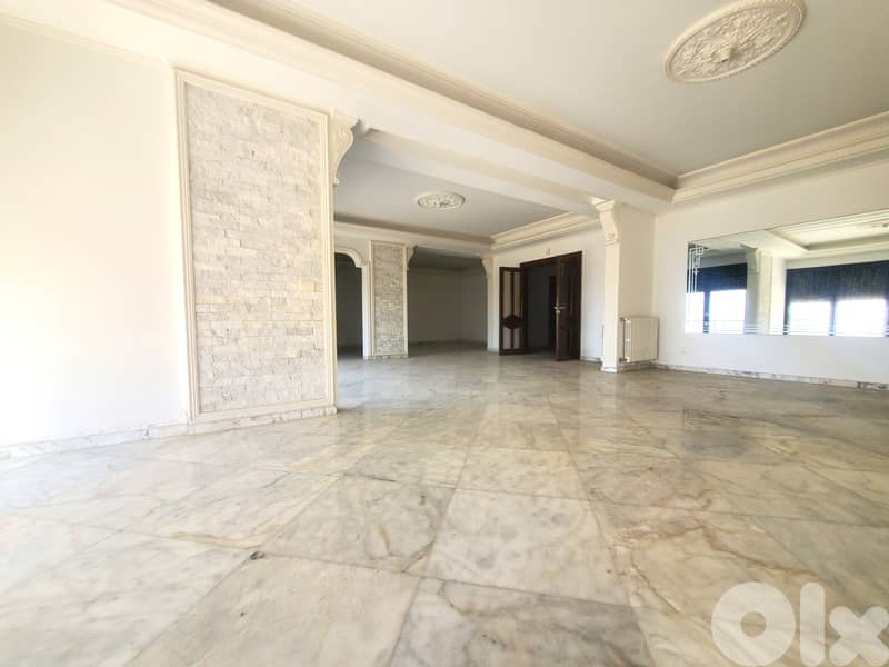 Spacious apartment for rent in Rabweh شقة واسعة للإيجار في الربوة 0