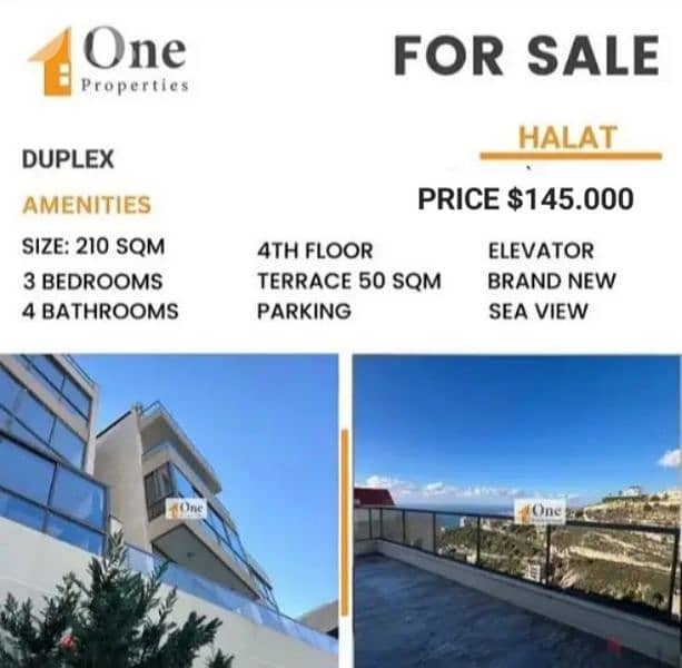 DUPLEX FOR SALE IN HALAT 0