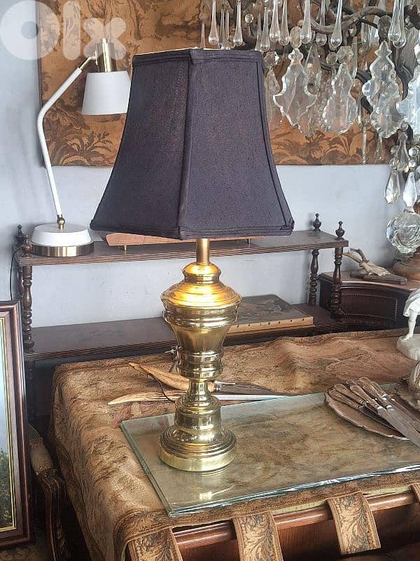 large english brass lamp 1