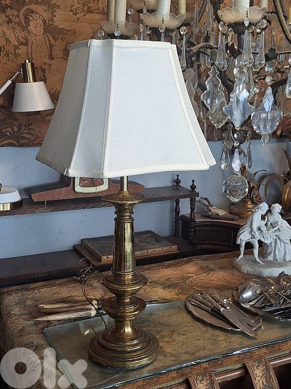 large english brass lamp 3
