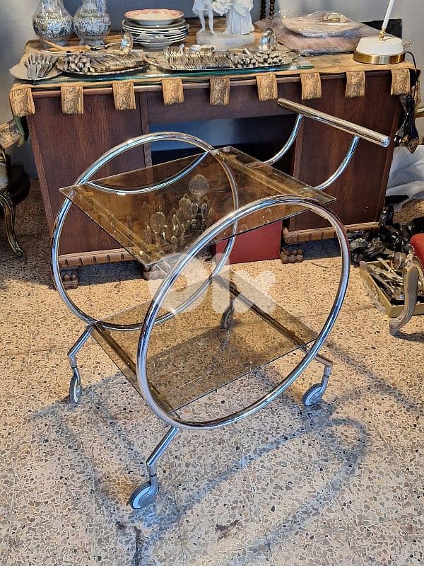 bauhaus chrome trolley 0