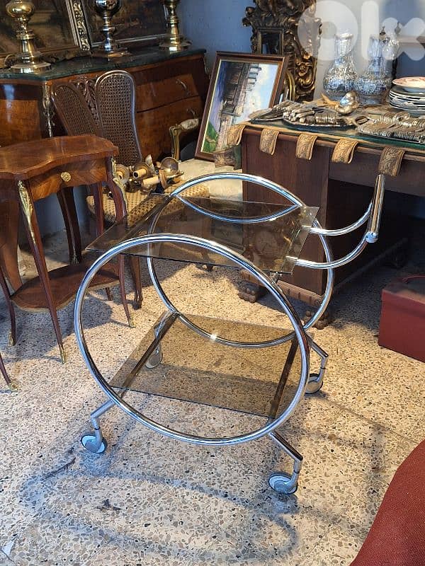 bauhaus chrome trolley 1