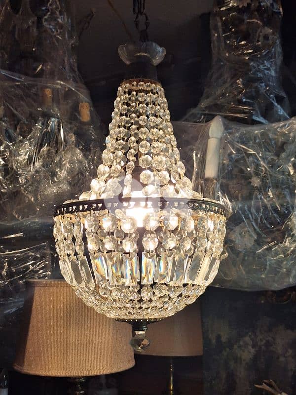 czech original crystal chandelier 1