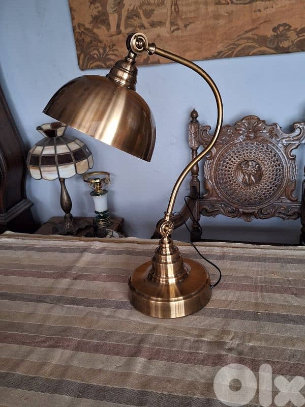 brass vintage lamp 1