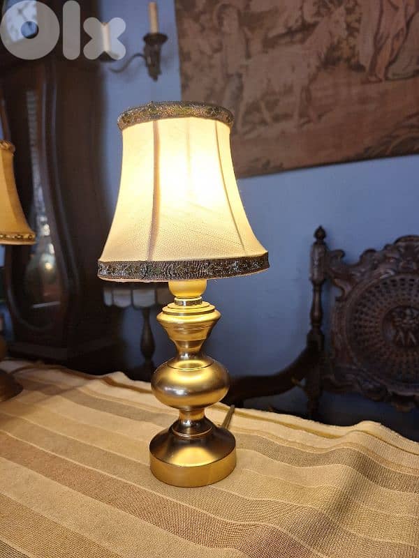 small brass lamp 0