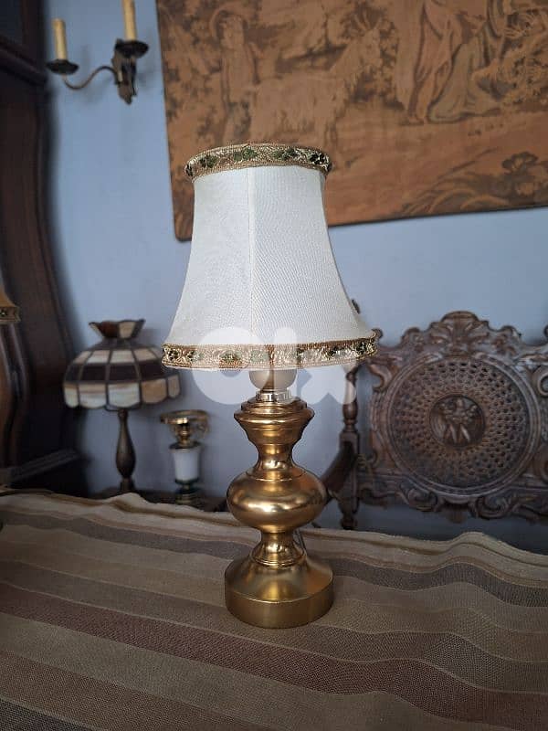 small brass lamp 1