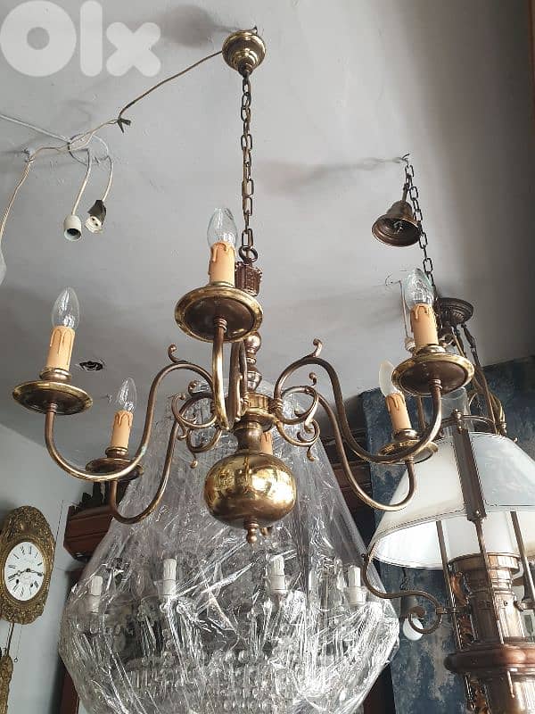 flemish bronze chandelier 2
