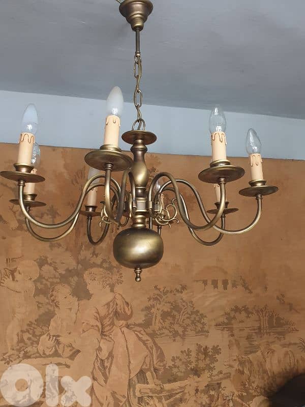flemish bronze chandelier 3
