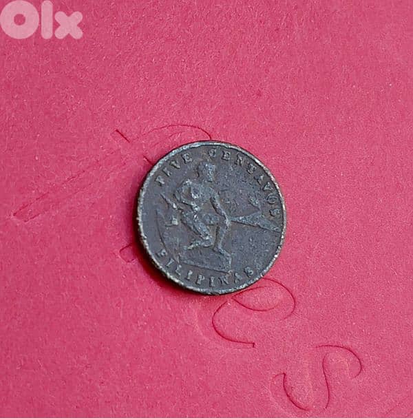 Philippines 1944 USAAdministration 5 Centavos 1