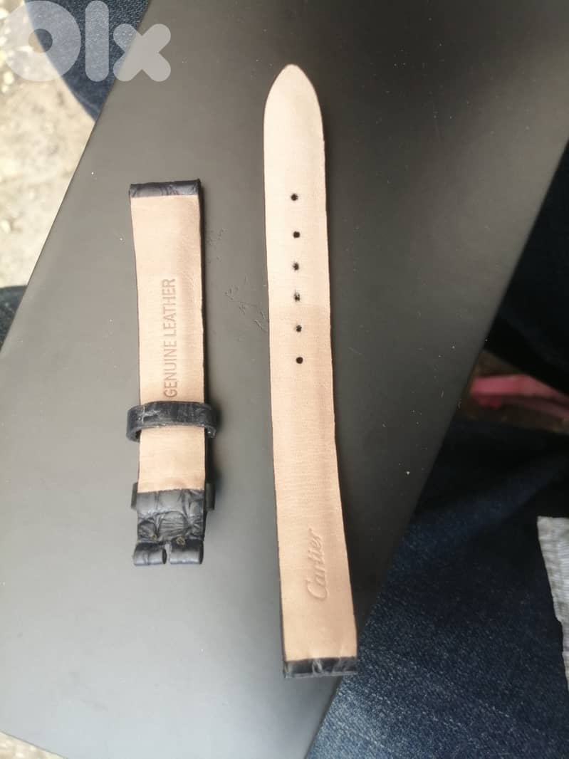 cartier crocodile leather strap 1