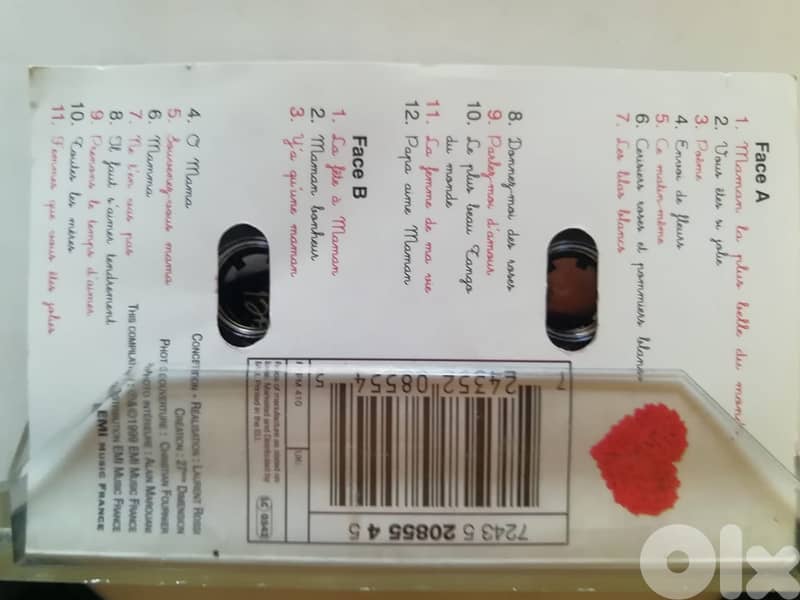 Maman la plus belle du monde cassette abum by Tino Rossi 1