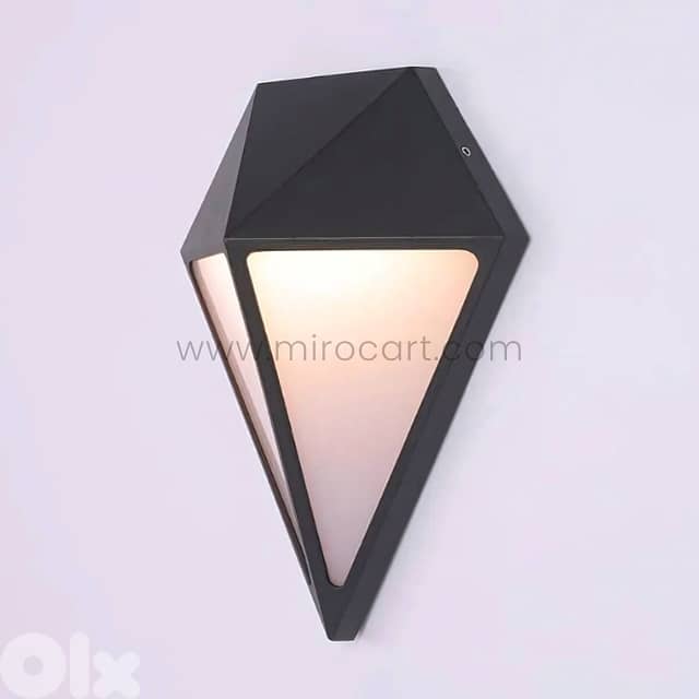 Diamond Wall Light – IP65 Waterproof with Warm Glow for Indoors & Out 7