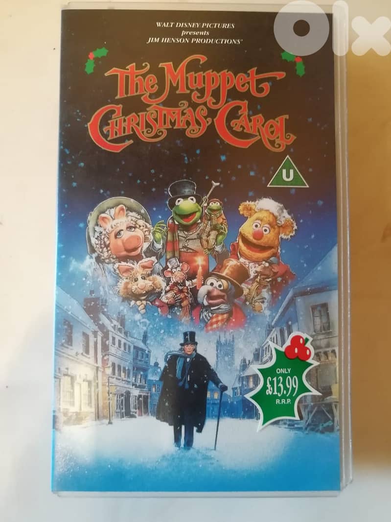 The Muppet Christmas Carol & muppets from space VHSs 0