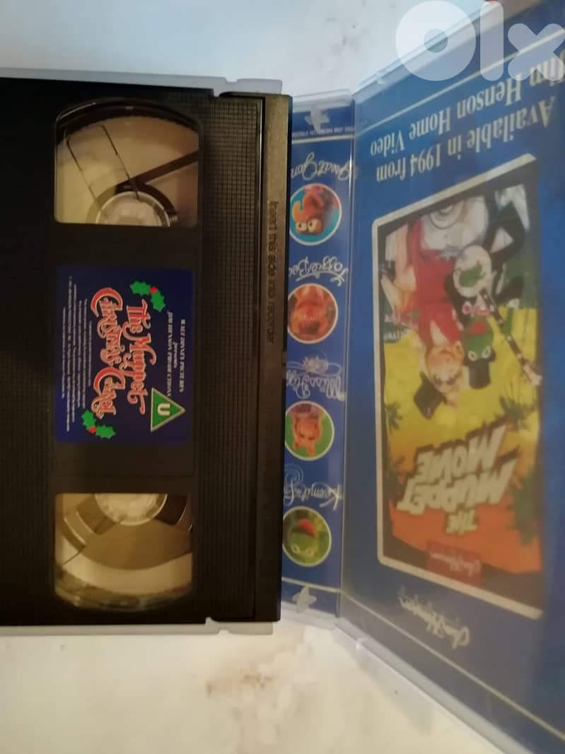 The Muppet Christmas Carol & muppets from space VHSs 1