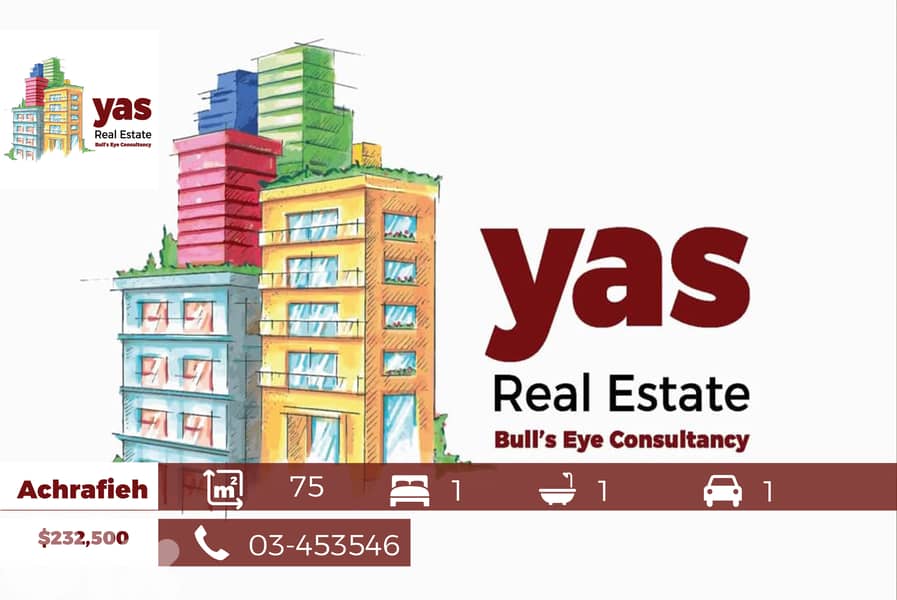 Achrafieh 75m2 |Under Construction |Payment Facilities|Accessible|PA | 0