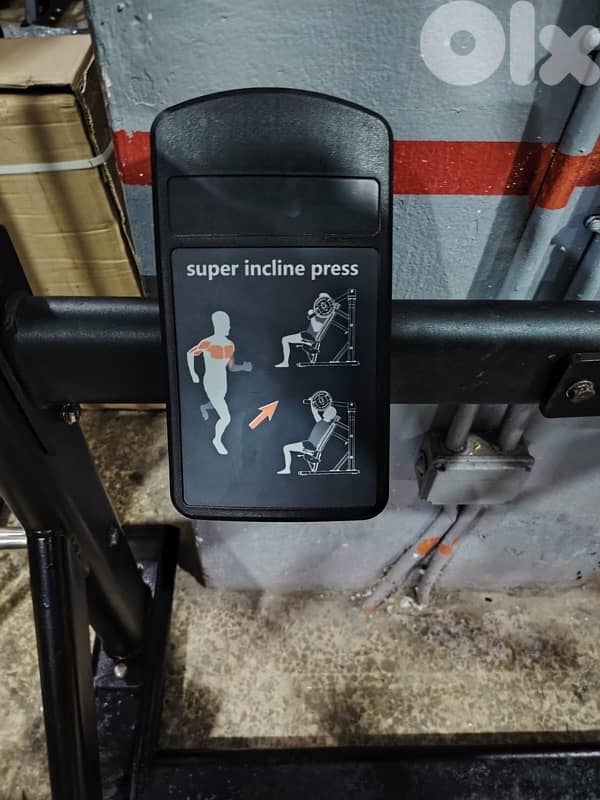 incline press hammer like new 2