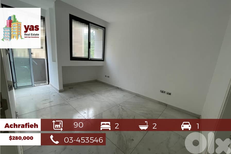 Achrafieh 90m2 | Brand New| Prime Location | Accessible | PA | 0
