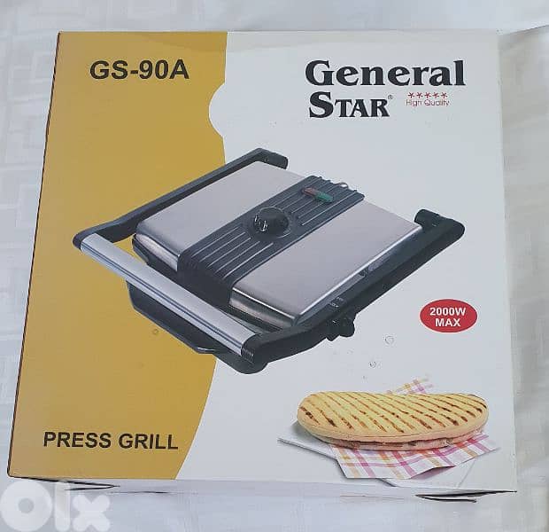 General  Star  press grill sandwiches new only 35 $ ashrafiye 03723895 1