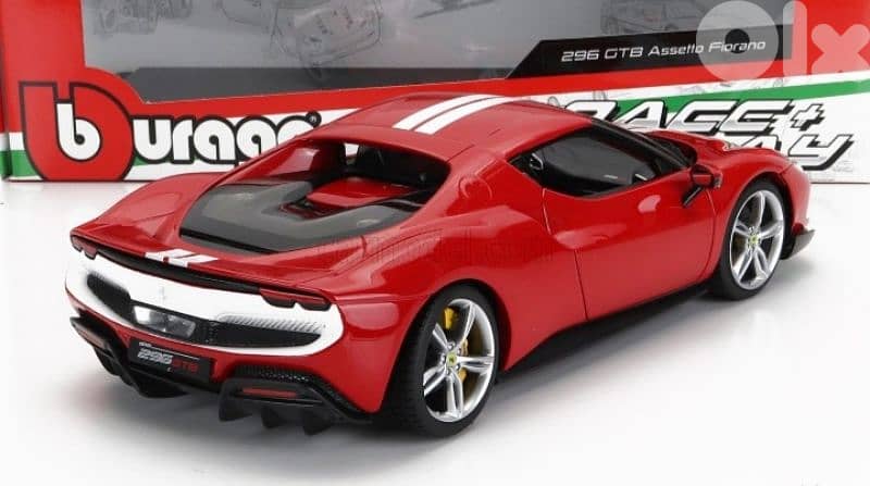 Ferrari 296 GTB Assetto Fiorano 2022 diecast car model 1;18 4