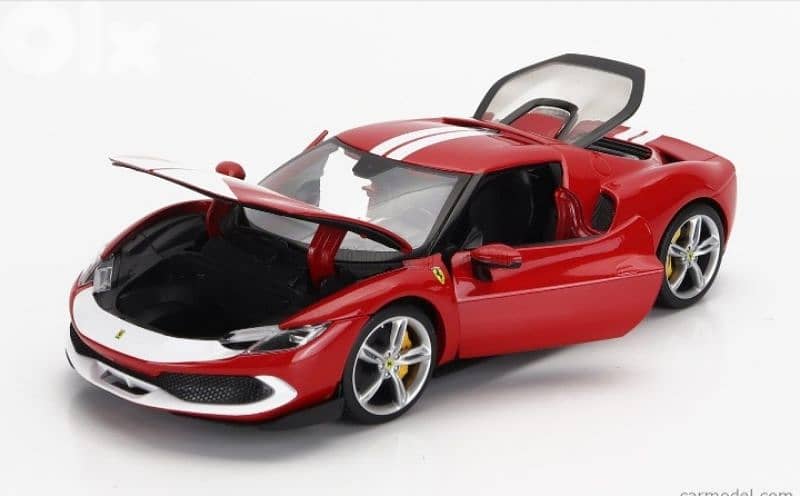 Ferrari 296 GTB Assetto Fiorano 2022 diecast car model 1;18 6