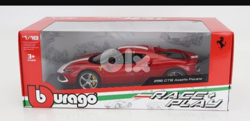 Ferrari 296 GTB Assetto Fiorano 2022 diecast car model 1;18 9