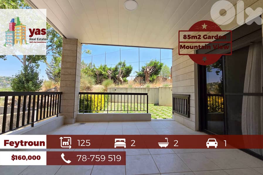 Feytroun 125m2 | 85m2 Garden | Well Maintained | Calm | DA/KH/JK 0