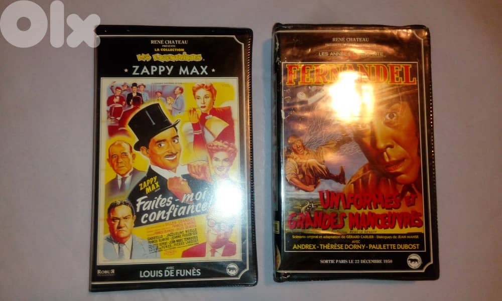 vintage original French cinema movies on VHS check list in details 2