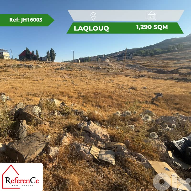 Great for investment land in Laqlouq أرض مثالية للاستثمار في اللقلوق 0