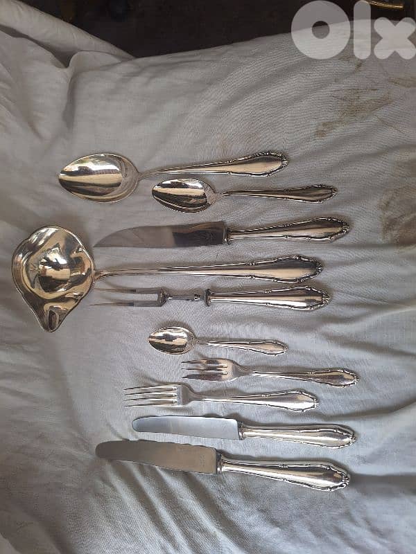 cutlery set 100 psc silver of Germany 0