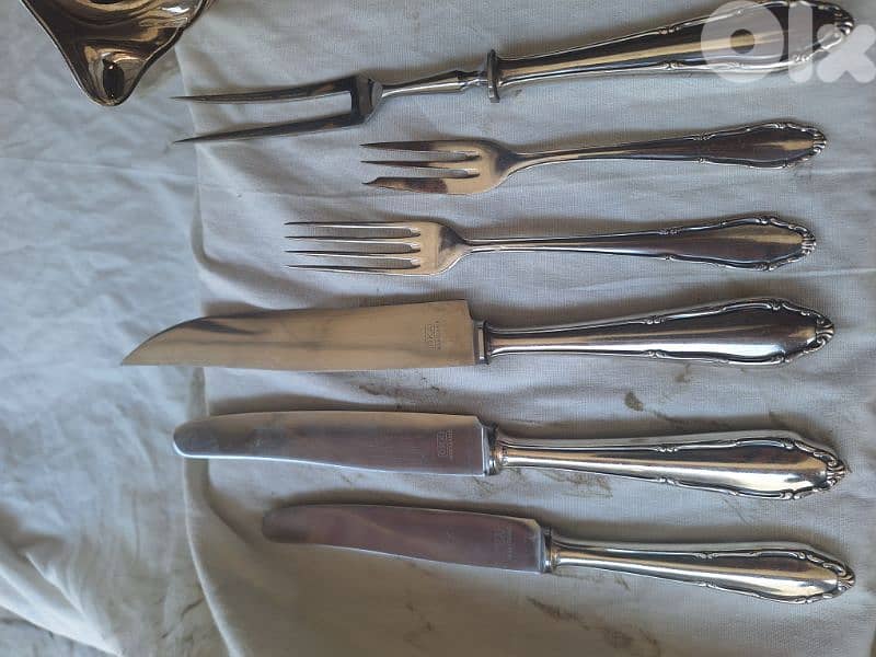 cutlery set 100 psc silver of Germany 2