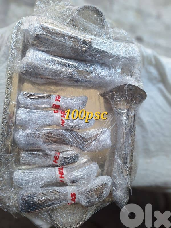 cutlery set 100 psc silver of Germany 3