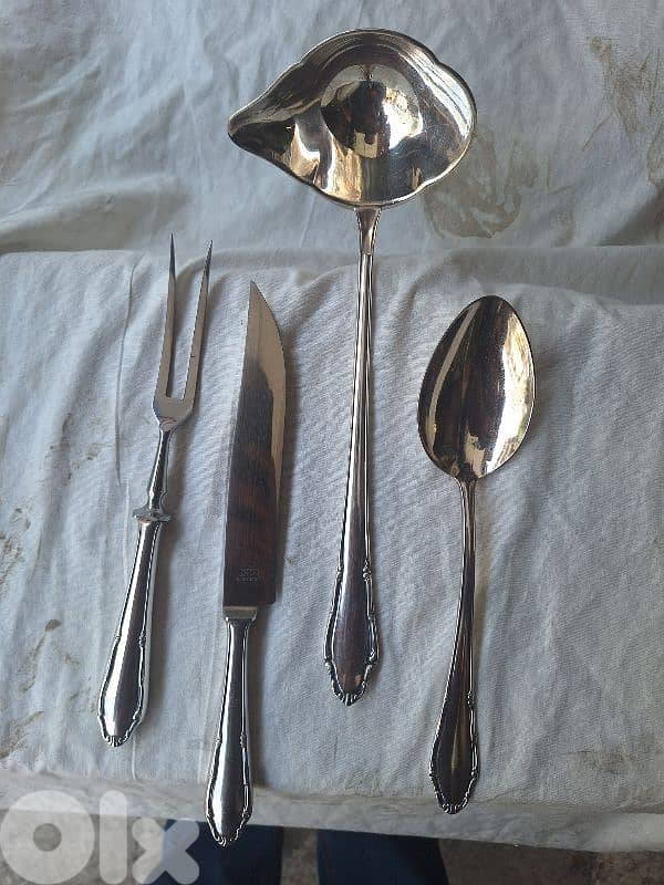 cutlery set 100 psc silver of Germany 4