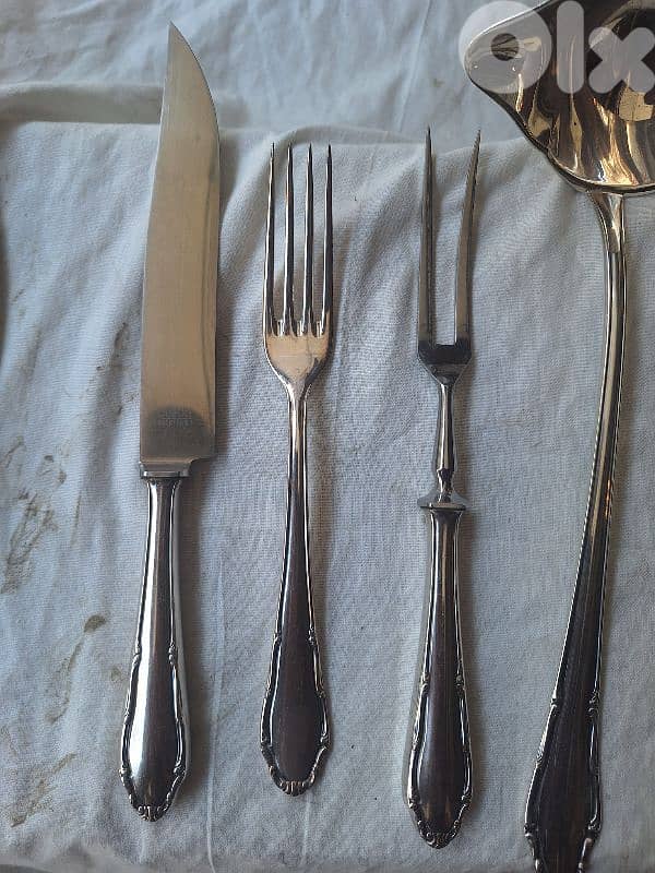 cutlery set 100 psc silver of Germany 5