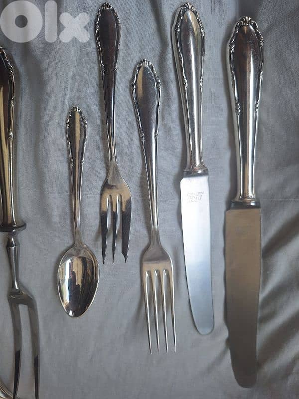 cutlery set 100 psc silver of Germany 8