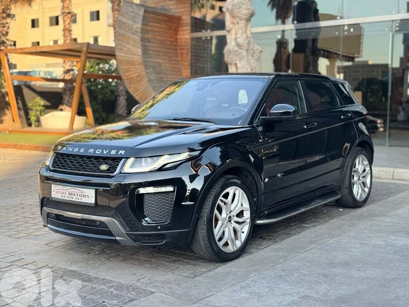 Land Rover Evoque 2016 dynamic فرش آحمر وآسود sil el fil 0